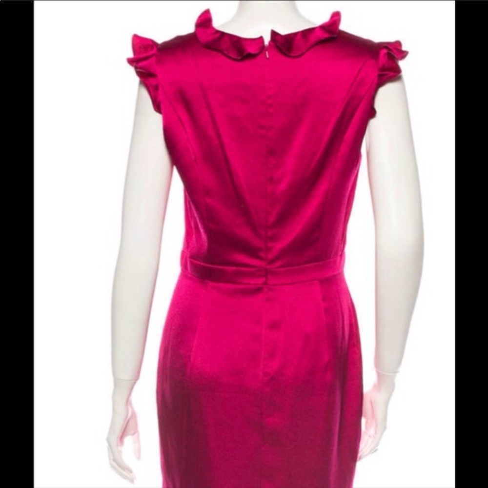 NWT Zac Posen Z Spoke Ruffle V-Neck Dress - Picture 2 of 3